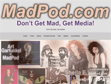 Tablet Screenshot of madpod.com